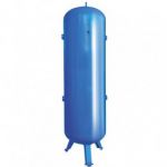 H. Zbiornik na sprężone powietrze o pojemności : 3000 LT / 1,1 MPa (11 Bar)  - stacjonarny - pionowy - BLUE, KW : VEC00535